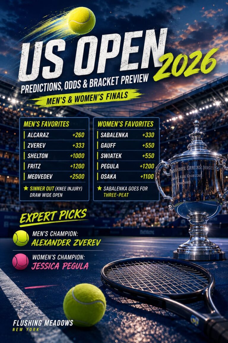 US Open 2026 Predictions: Odds, Expert Picks, and Bracket Preview for Men’s and Women’s Finals