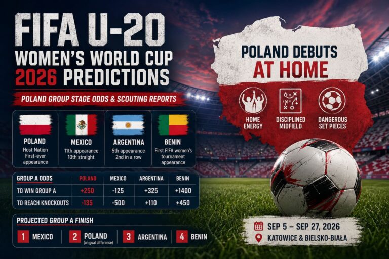 FIFA U-20 Women’s World Cup 2026 Predictions: Poland Group Stage Odds & Scouting Reports