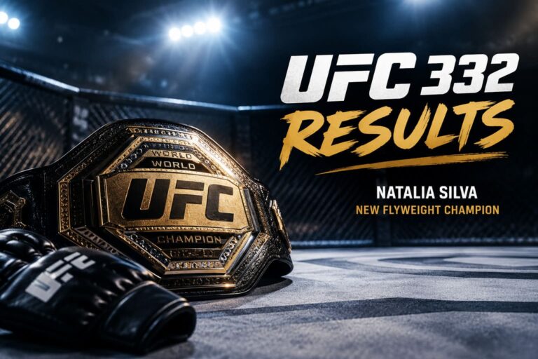 UFC 332 Results: Who Won the Epic Silva vs Wang Fight in Salt Lake City?